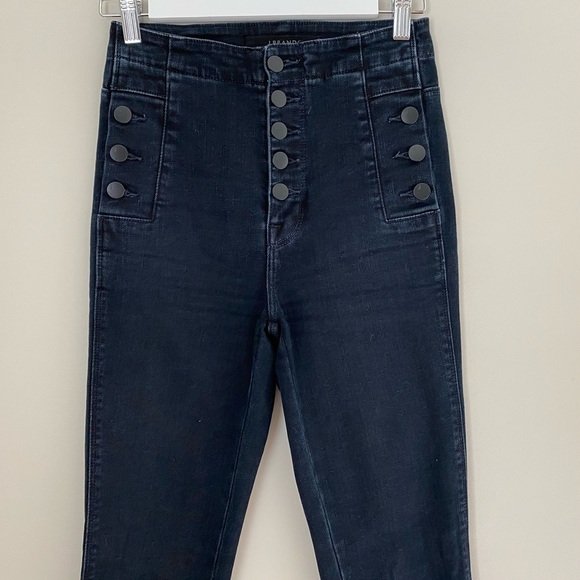 J Brand Natasha Sky High Skinny Jeans
Exposed Button Fly Stretch Denim 24 - Picture 7 of 16